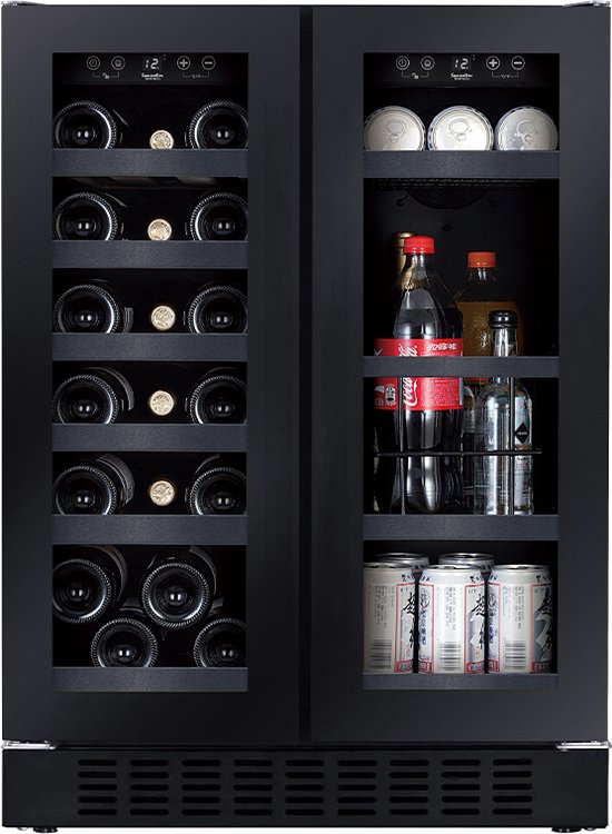 Temptech SOM2DX60DRB - onderbouw wijnkoelkast - 36 flessen - Temptech - €2.399,00