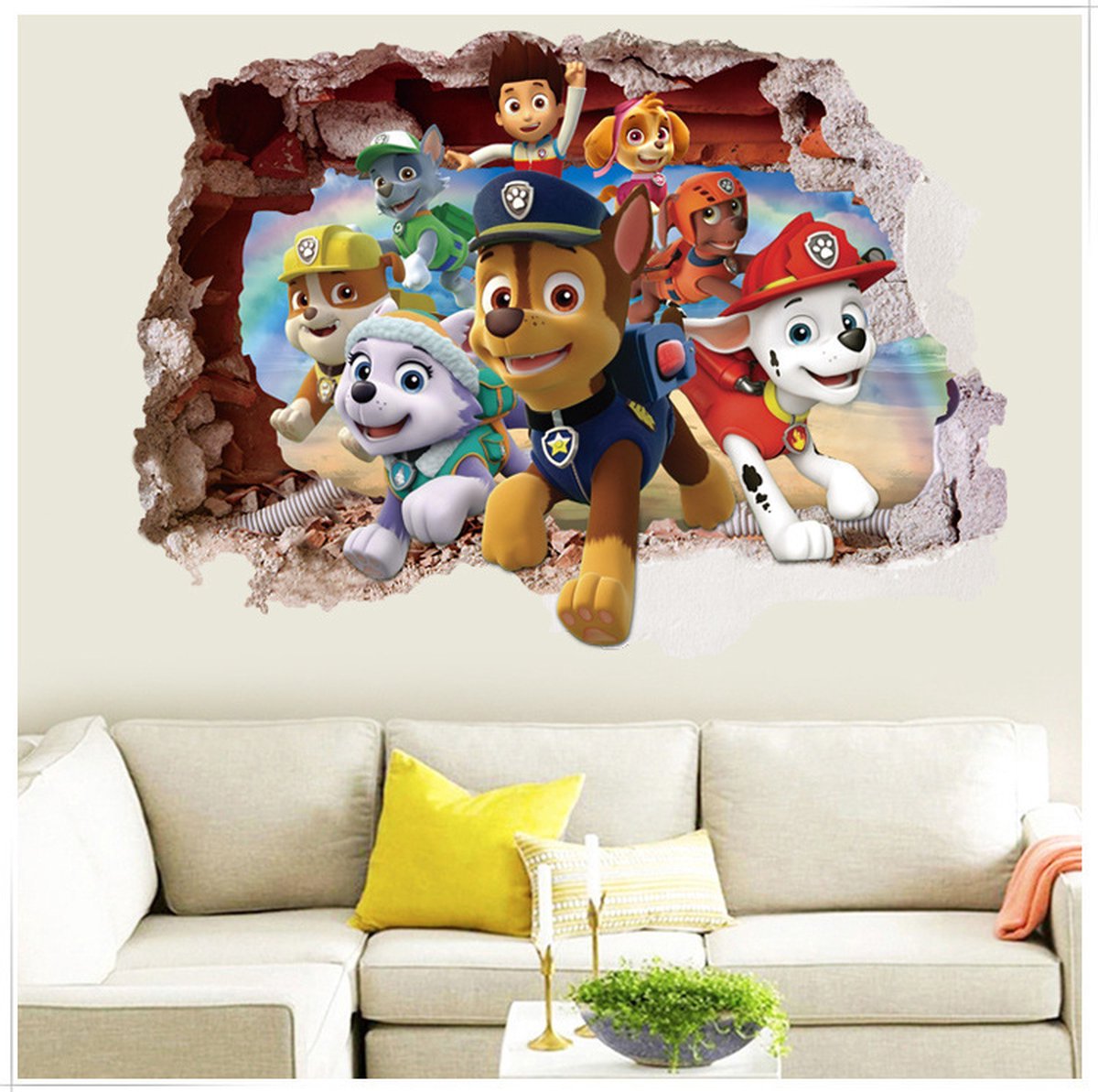 Wandsticker Paw Patrol