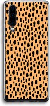 Case Company® - Hoesje geschikt voor Huawei P30 hoesje - Panter - Soft Cover Telefoonhoesje - Bescherming aan alle Kanten en Schermrand