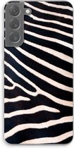 Case Company® - Hoesje geschikt voor Samsung Galaxy S22 Plus hoesje - Zebra - Soft Cover Telefoonhoesje - Bescherming aan alle Kanten en Schermrand