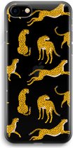 Case Company® - Hoesje geschikt voor iPhone SE 2020 hoesje - Luipaard - Soft Cover Telefoonhoesje - Bescherming aan alle Kanten en Schermrand