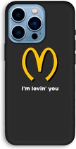 Case Company® - Coque iPhone 13 Pro - Je t'aime - Protection de téléphone biodégradable - Tous les côtés et protection des bords de l'écran