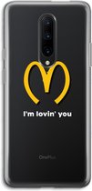 Case Company® - Hoesje geschikt voor OnePlus 7 Pro hoesje - I'm lovin' you - Soft Cover Telefoonhoesje - Bescherming aan alle Kanten en Schermrand