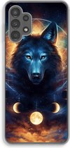Case Company® - Hoesje geschikt voor Samsung Galaxy A13 4G hoesje - Wolf Dreamcatcher - Soft Cover Telefoonhoesje - Bescherming aan alle Kanten en Schermrand