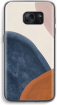 Case Company® - Hoesje geschikt voor Samsung Galaxy S7 hoesje - Geo #1 - Soft Cover Telefoonhoesje - Bescherming aan alle Kanten en Schermrand
