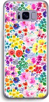 Case Company® - Hoesje geschikt voor Samsung Galaxy S8 hoesje - Little Flowers - Soft Cover Telefoonhoesje - Bescherming aan alle Kanten en Schermrand
