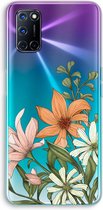 Case Company® - Hoesje geschikt voor Oppo A52 hoesje - Floral bouquet - Soft Cover Telefoonhoesje - Bescherming aan alle Kanten en Schermrand