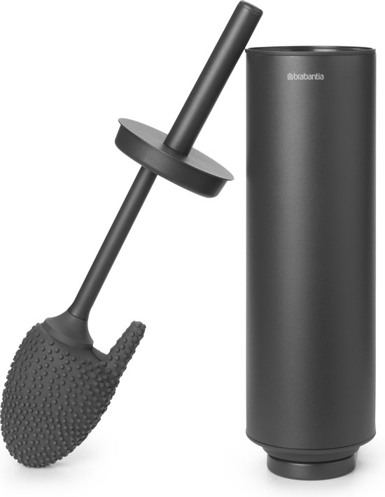 Brabantia MindSet WC Borstel met Houder - Siliconen - Mineral Infinite Grey