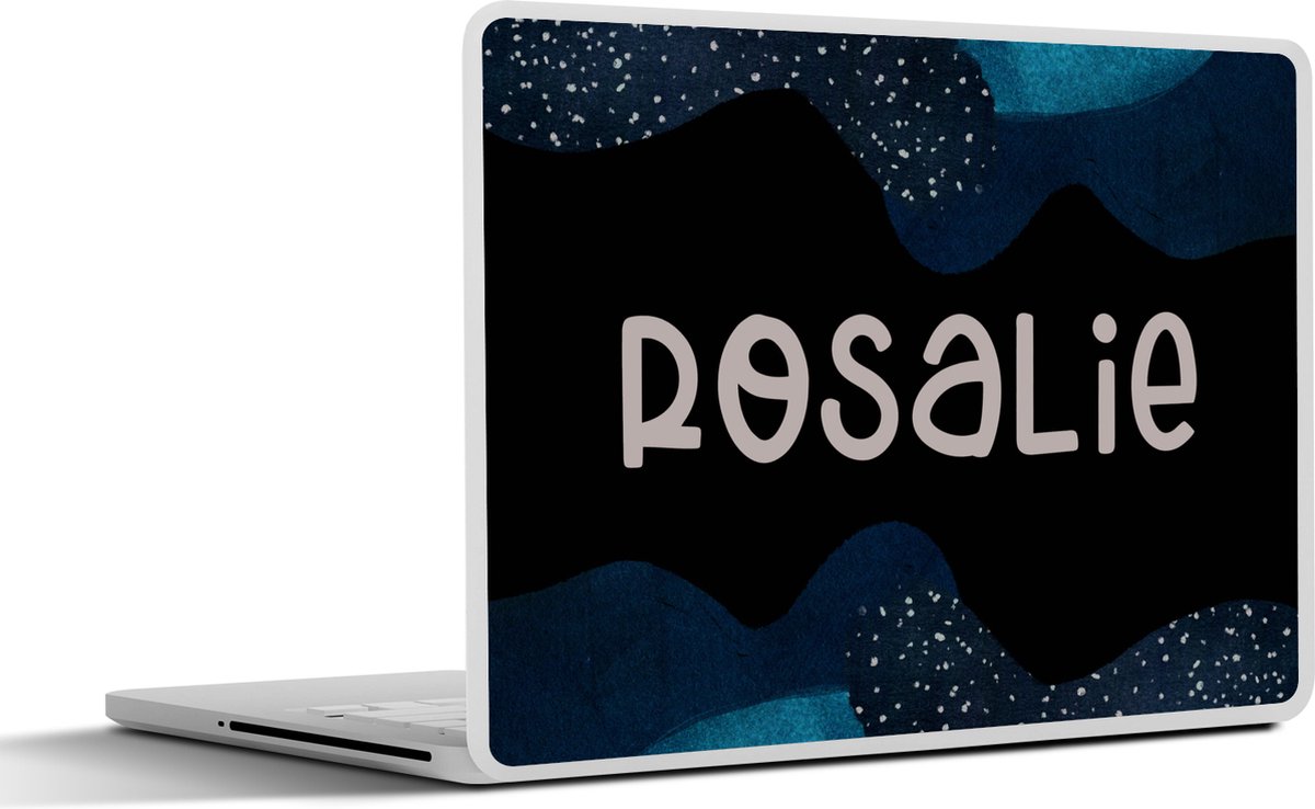 Laptop sticker - 15.6 inch - Rosalie - Pastel - Meisje - 36x27,5cm - Laptopstickers - Laptop skin - Cover