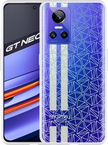 Realme GT Neo 3 Hoesje Triangles - Designed by Cazy