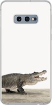 Geschikt voor Samsung Galaxy S10e hoesje - Kinderen - Krokodil - Jongen - Kids - Meiden - Siliconen Telefoonhoesje