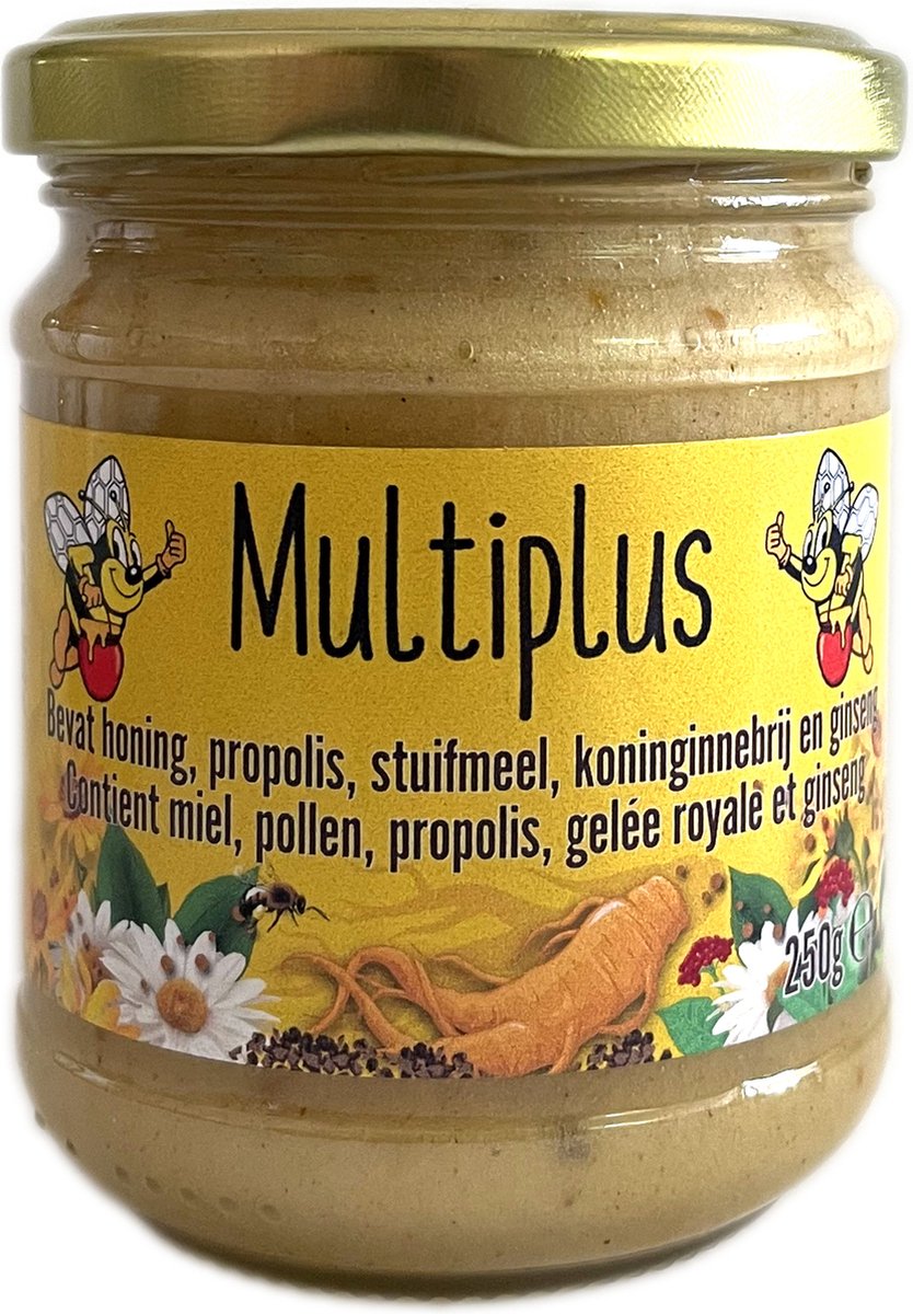 Bijenhof Stuifmeel 250g - Pot met Stuifmeelkorrels en Bijenpollen