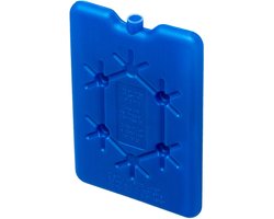 Koelelementen voor koelbox en koeltas - 2x stuks - 200 gram - blauw - kunststof - niet vulbaar