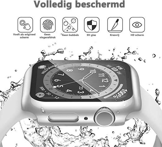 Arara protecteur d'écran Apple watch case Argent - boîtier de montre 40 mm