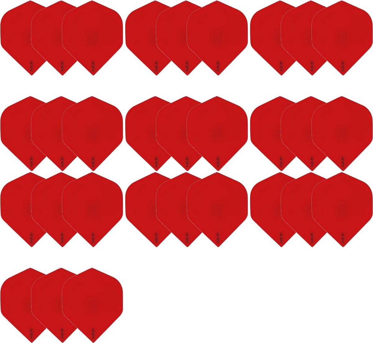 10 Sets (30 stuks) zeer stevige R4X - dart flights - Rood - darts flights