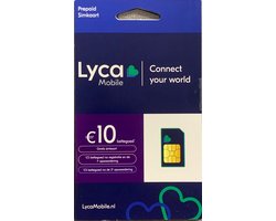 Lycamobile Prepaid - KPN netwerk - Eerst opwaarderen voor gebruik