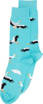 Alfredo Gonzales Stork Sokken AG-Sk-STOR-01 113 Light Blue/White/Black S(38-41)