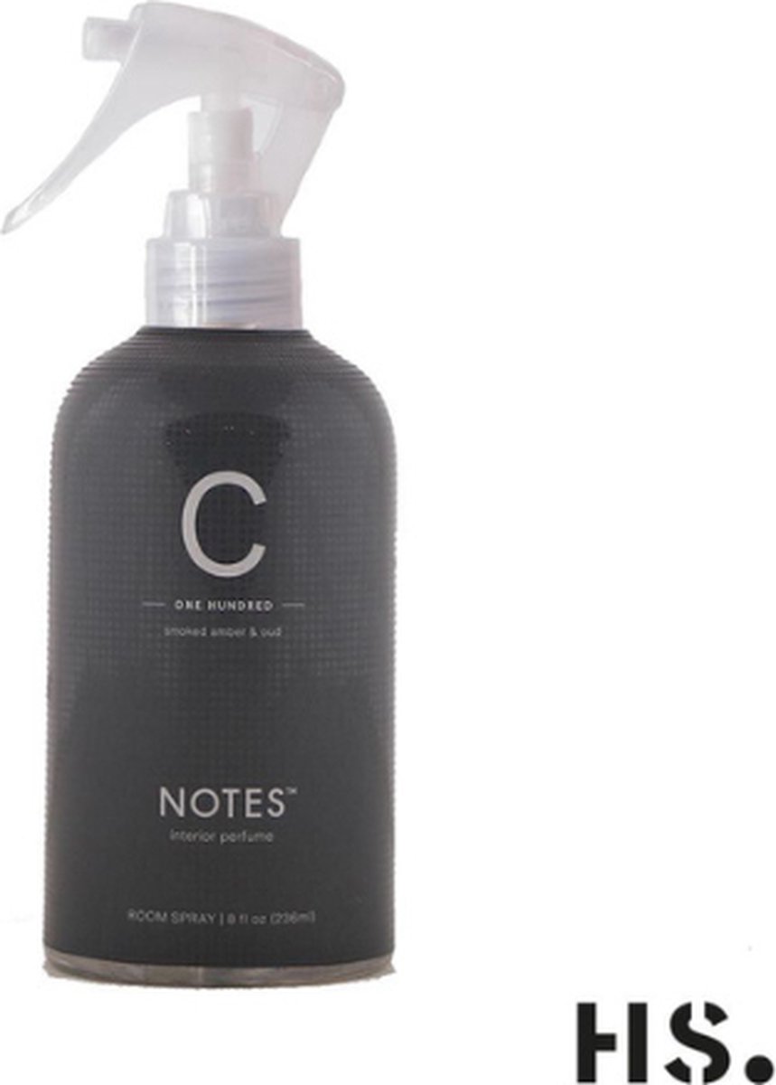 NOTES Roomspray C Hundred - Smoked Amber & Oud - Geurspray