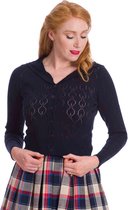 Dancing Days - MISS INDEPENDENT Cardigan - L - Blauw