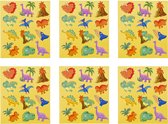 Dino Stickers - Set van 6 vellen
