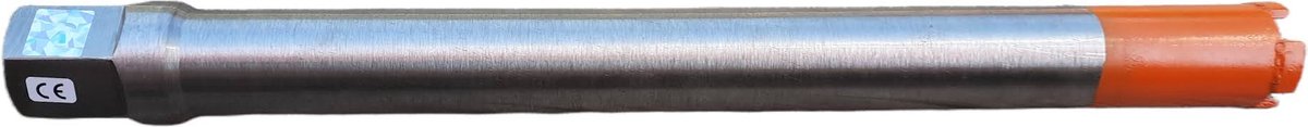 Diamantboor Diamant boor dia 42mm x 420mm mm voor nat en droog boorwerk - 1 1/4"UNC - Dunwandig segment boor met Hoekgeslepen diamant boor / snijtanden