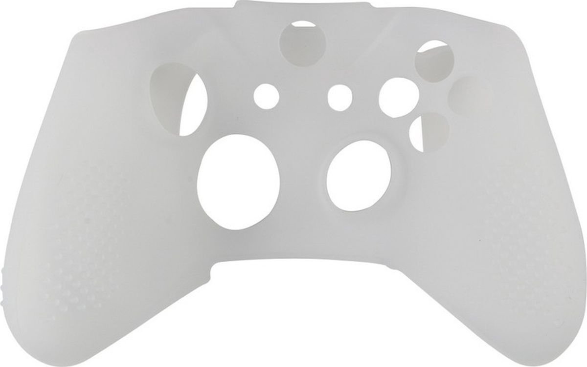 Mobigear Classic Bescherm Hoes Case geschikt voor Xbox One X / S controller (model 1708) Hoesje Flexibel Siliconen - Wit