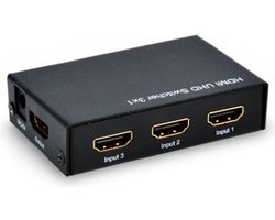Temium Black 3 in 1 UHD HDMI-schakelaar