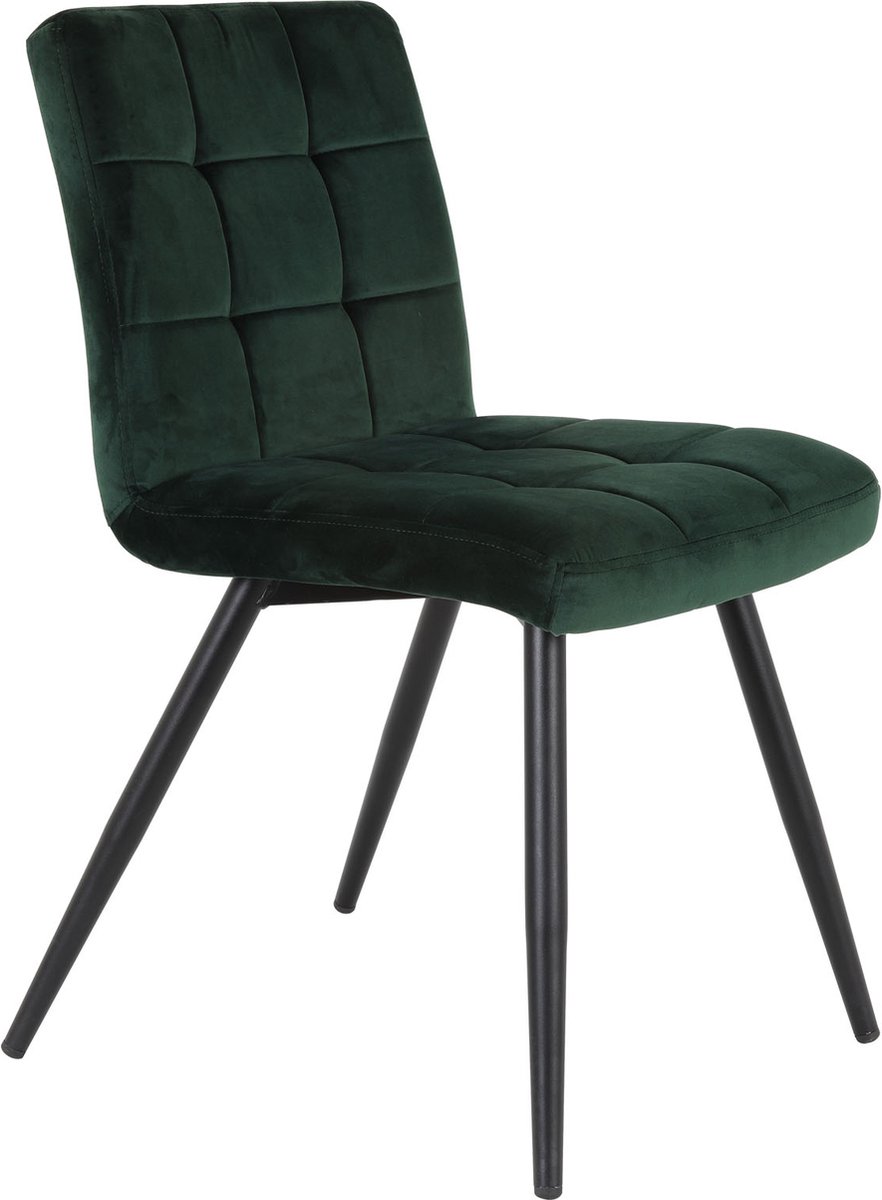 Light & Living Eetkamerstoel Emily - Bruin - Velvet