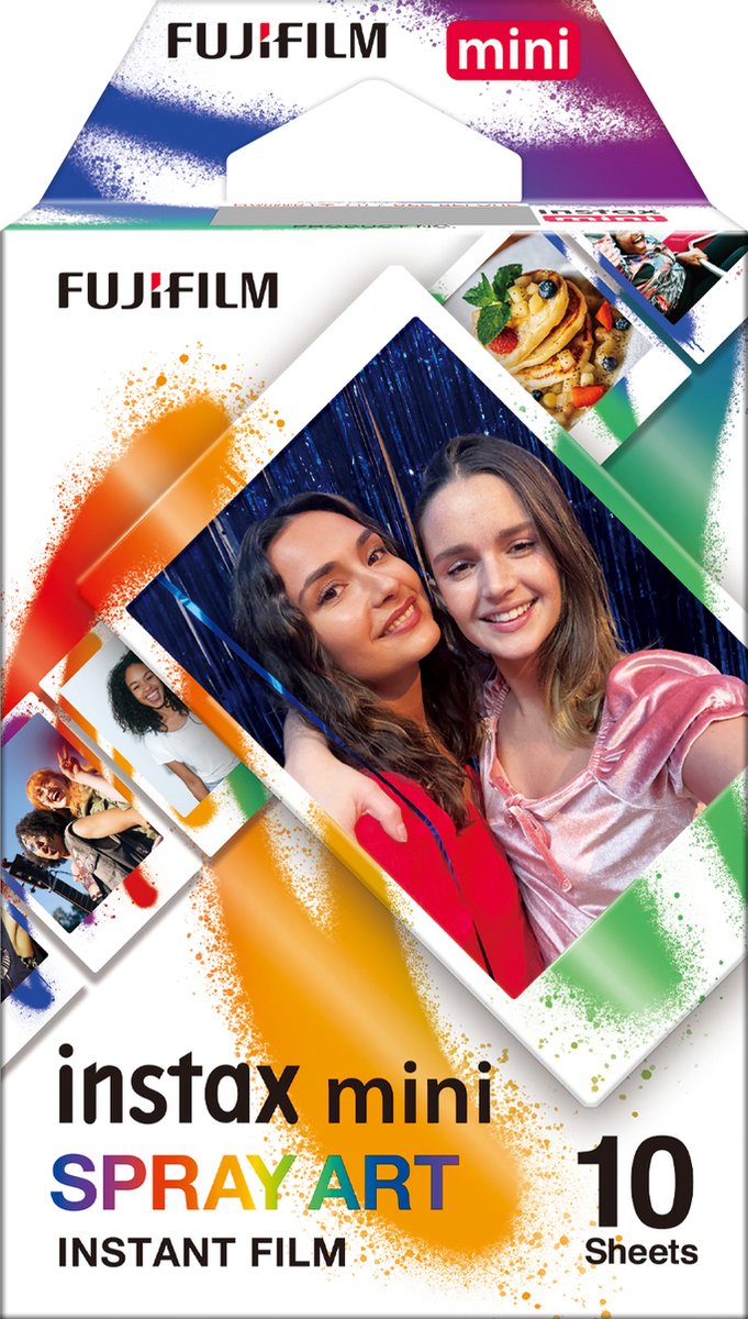 Fujifilm Instax Mini Film Spray Art (10 stuks)