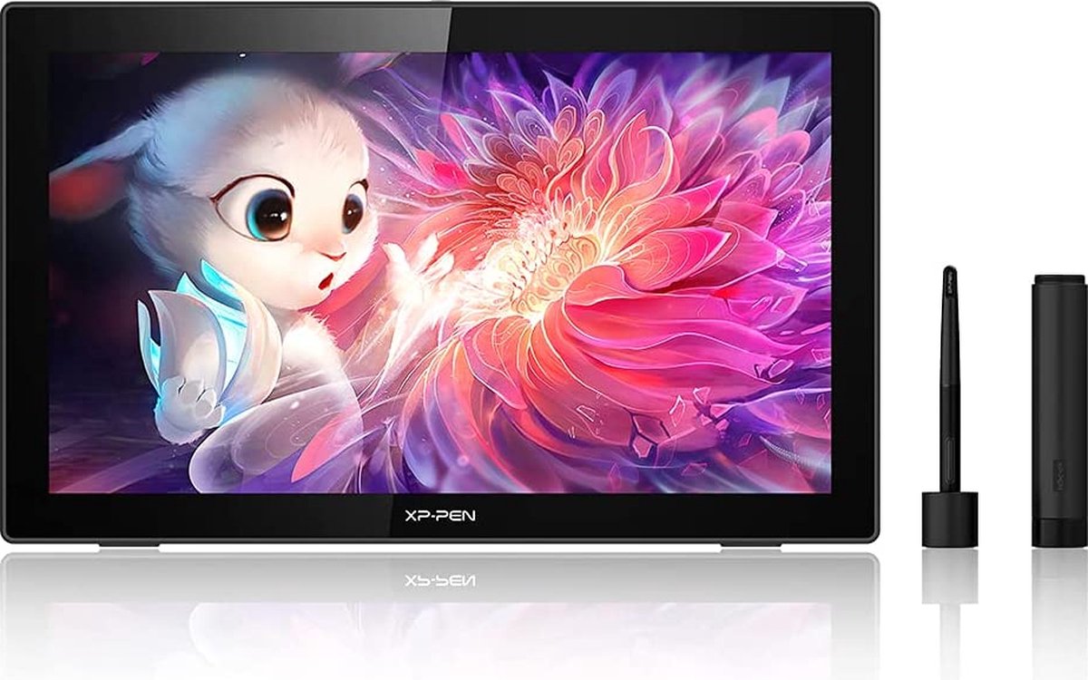 XPPen Artist 22 2nd Gen Grafische Tablet met Display 21,5 Inch Interactief Scherm Tablet met 8192 Niveaus Passieve Stylus USB-C Interface Mac en Windows Compatibel