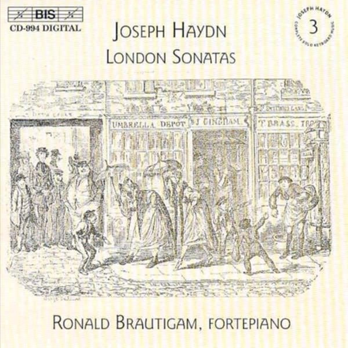 Ronald Brautigam - Haydn: Keyboard Sonatas Vol 3 (CD)