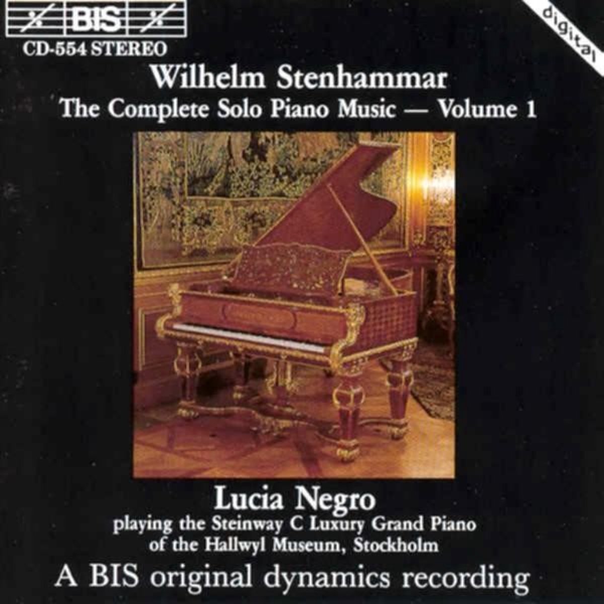 Lucia Negro - Stenhammar: Three Fantasies, Op. 11 (CD)