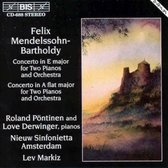 Roland Pöntinen, Love Derwinger, Nieuw Sinfonietta Amsterdam - Mendelssohn: Concerto In E Major/A flat Major (CD)