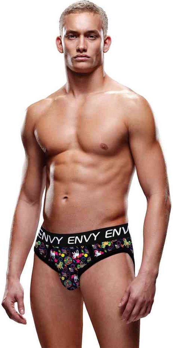 Envy - Jockstrap met disco eenhoorn print - S/M