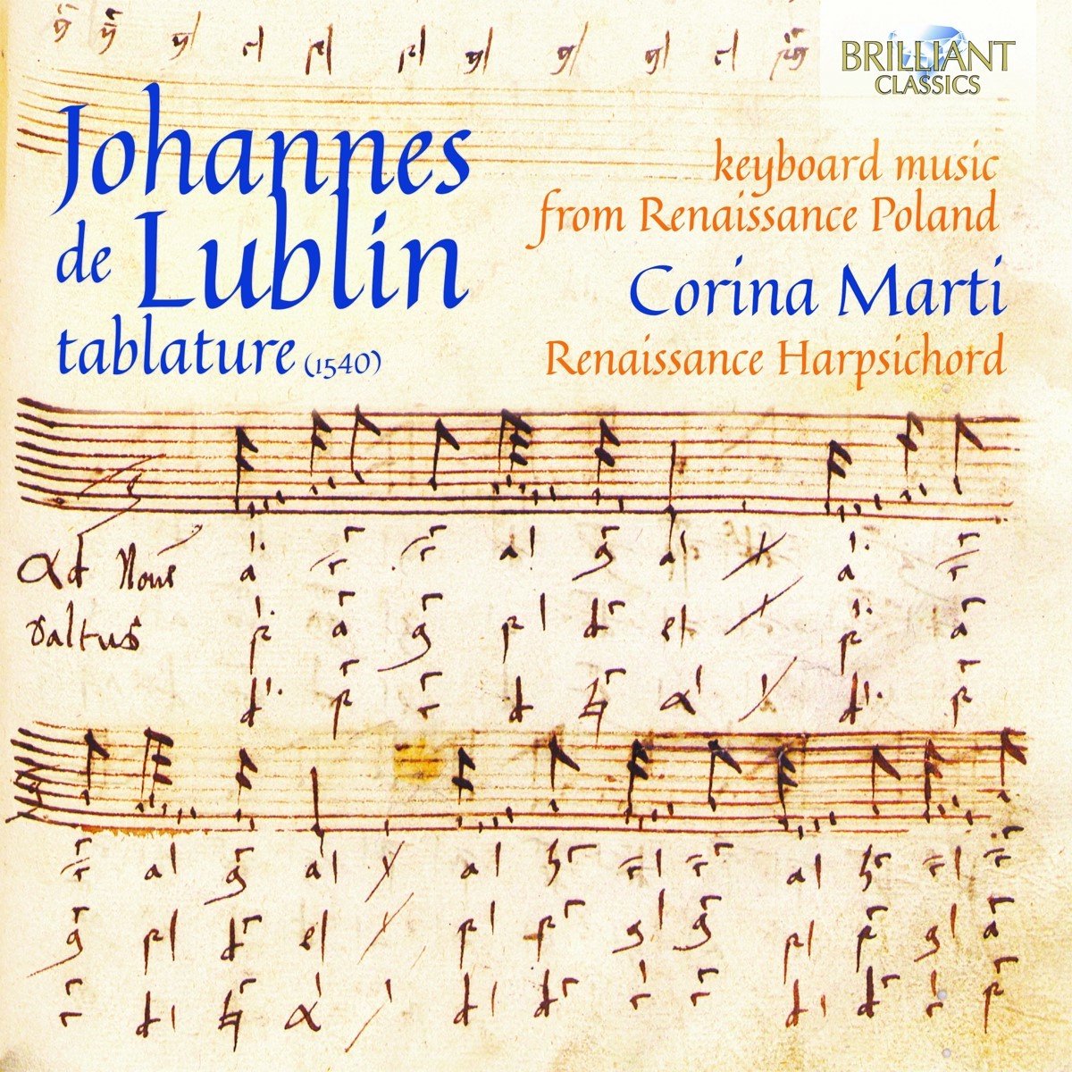 Corina Marti - Johannes De Lublin Tablature: Keyboard Music From (CD)
