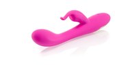 ZENN - Zalige vibrator, gebogen vibratorkop voor G-spot stimulatie, 10 vibratiestanden, aparte clitoris stimulator, waterafstotend, USB oplaadbaar, intern en extern