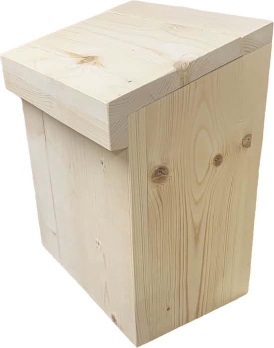 les Turbine dikte steigerhouten brievenbus voor aan muur - transparant - postbus steigerhout  hout houten... | bol.com