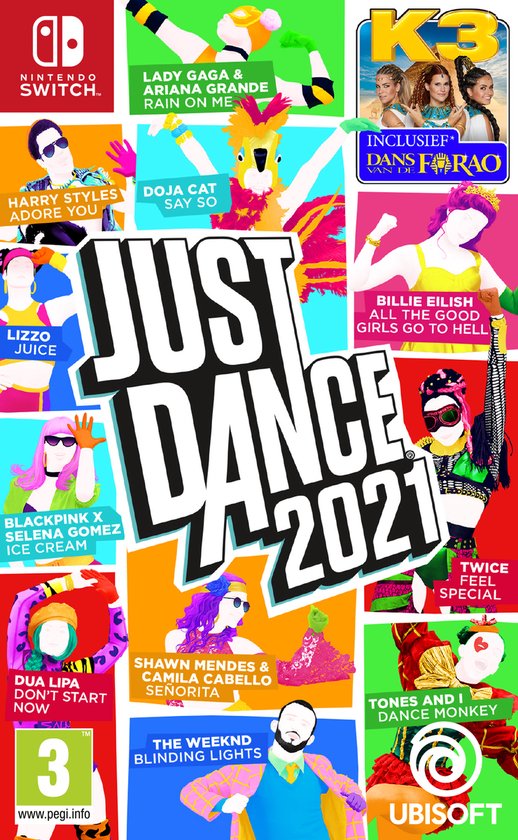 Cover van de game Just Dance 2021 Videogame - Dansspel - Nintendo Switch Game
