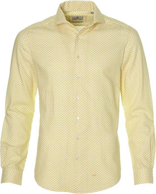 Hensen Overhemd - Extra Lang - Geel - XL