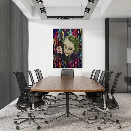 Peinture sur toile de Luxe LV Joker | 40 x 60 | Salle de séjour | Chambre à coucher | Bureau | Musique | Design | Art | Moderne | ** 4 CM D'ÉPAISSEUR ! EFFET 3D**