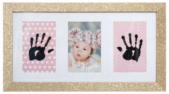 Fotokader - Baby Print Frame - 3 Foto's - 44,2 x 1,5 x 24,4 cm