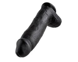 Pipedream King Cock realistische dildo Cock - With Balls zwart - 12 inch