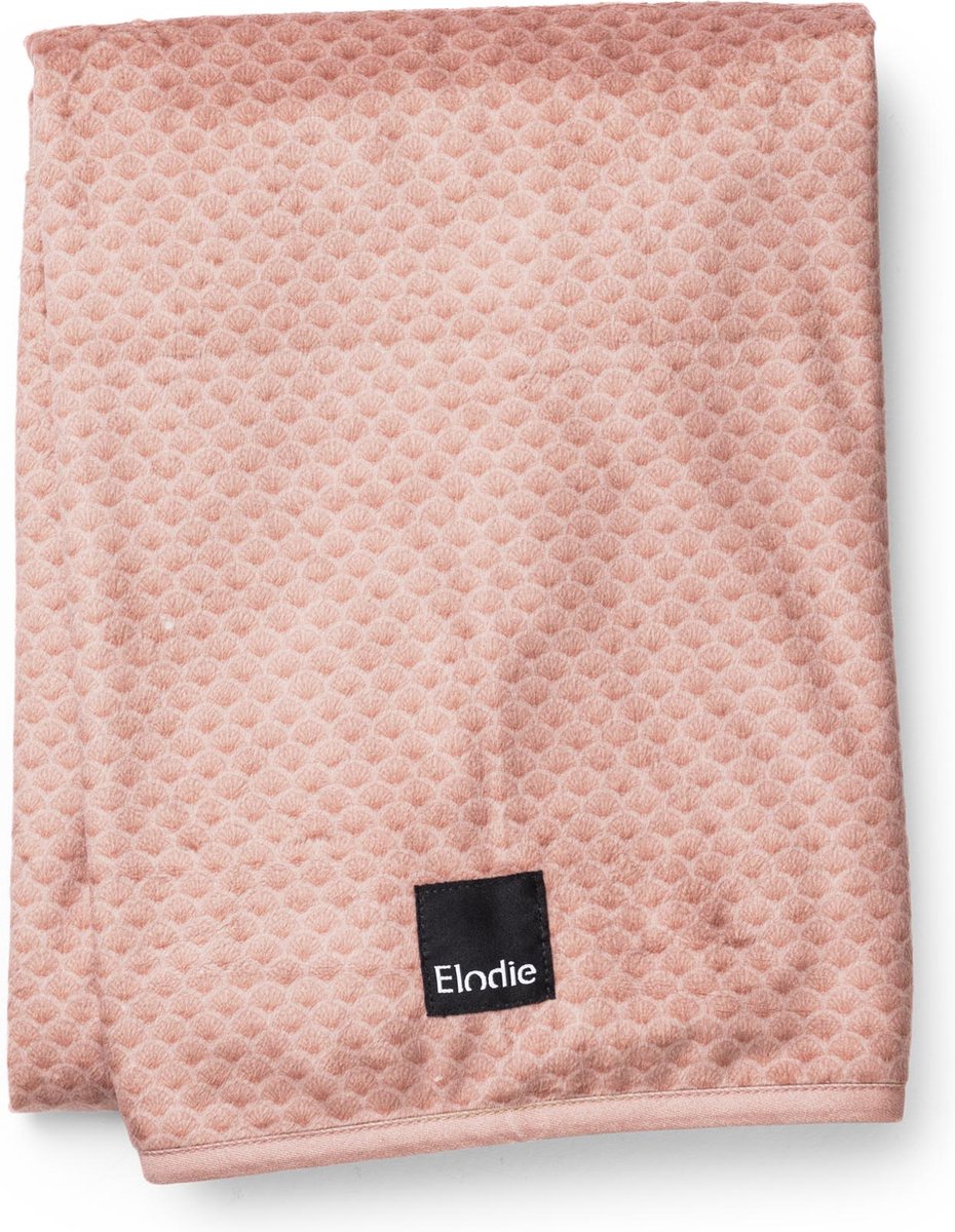 Elodie Pearl Velvet baby deken - Wiegdeken - Dekentje baby - Babydeken - Dekentje - 100 cm x 75 cm - Pink Nouveau -