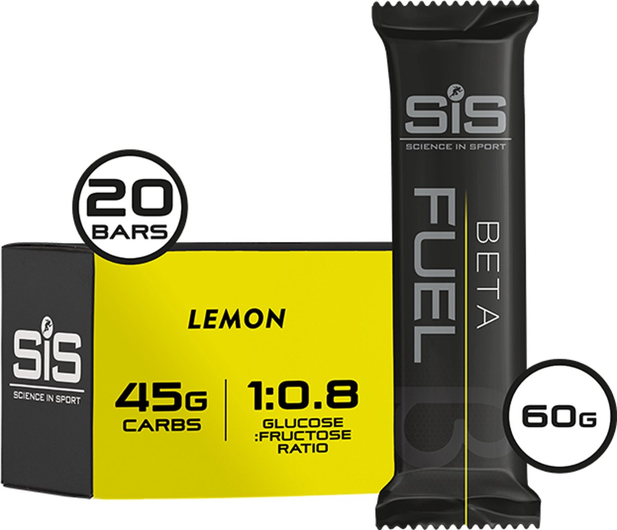 SiS Beta Fuel Chew Bar Lemon - 20 x 60 gram