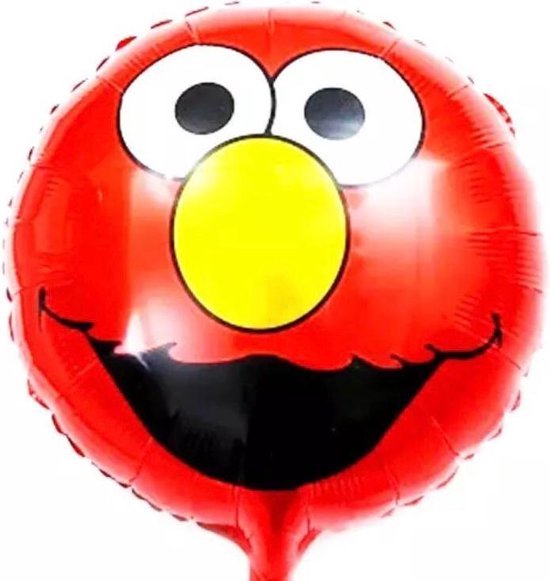 Elmo-sesamstraat-Rood-Folie-Ballon-45-CM-Verjaardag-Thema