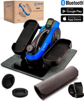 Blue Lion Kenji Stoelfiets met accessoires - Mini-Hometrainer - Deskbike - Fiets voor onder bureau