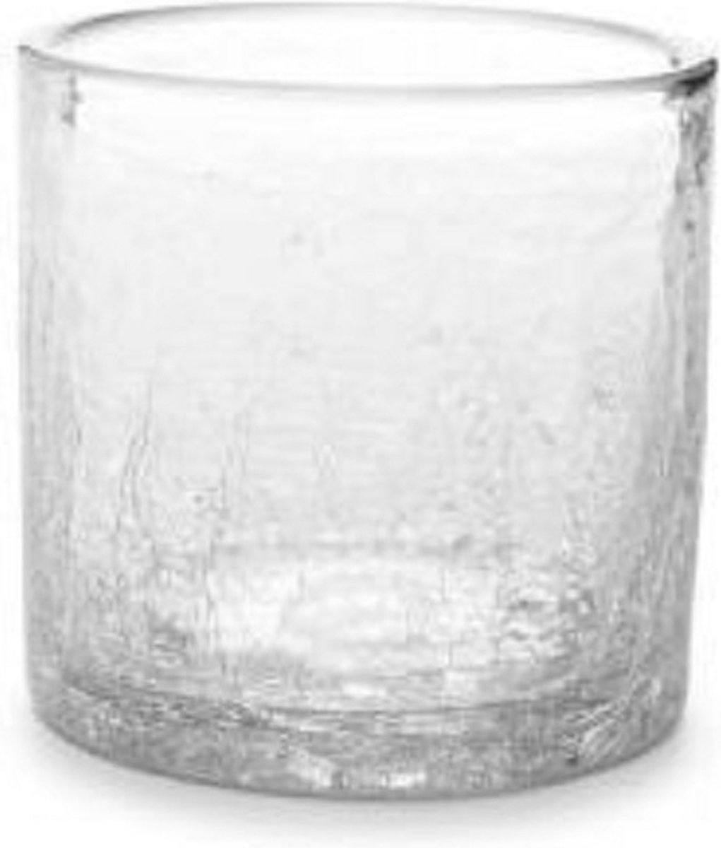 F2D Whiskey Glas Crackle 220 ml