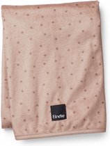 Elodie Pearl Velvet baby deken - Wiegdeken - Dekentje - Northern Star Terracotta (75x100cm)