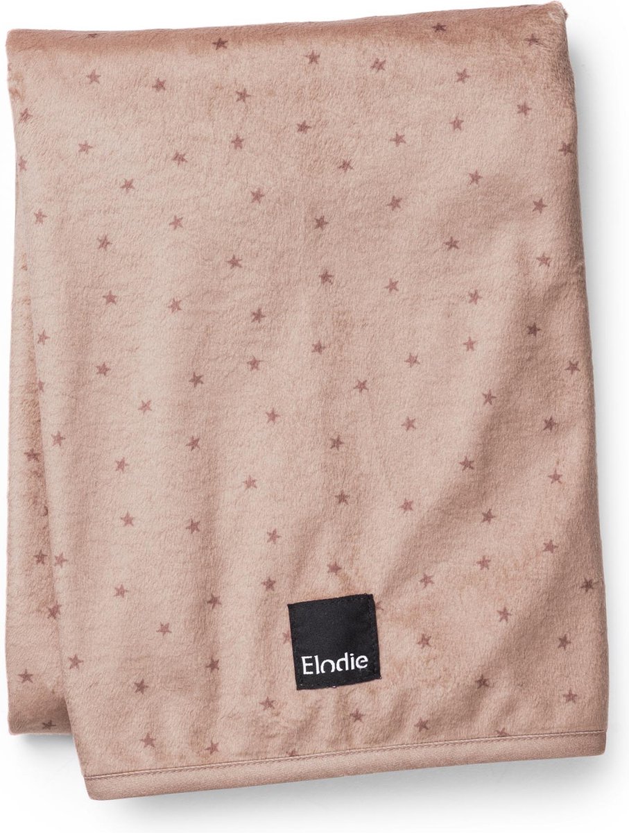 Elodie Pearl Velvet baby deken - Wiegdeken - Dekentje baby - Babydeken - Dekentje - 100 cm x 75 cm - Northern Star Terracotta