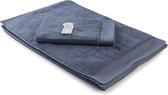 ARTG Towelzz® - DeLuxe - Gastenhanddoek - 40 x 60 cm - Spijkerstofblauw - Jeans Blue - 700 gram/m2 - Set 5 stuks